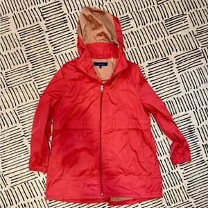 Cole Haan Vibrant pink Raincoat with Hood